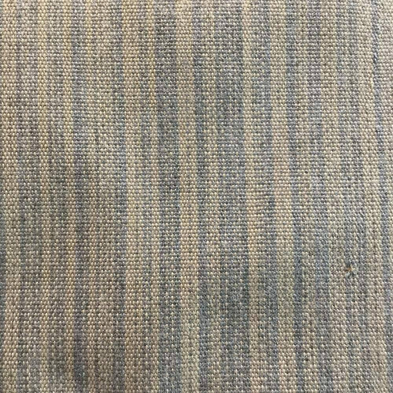 Subtle Stripes in Tan and Gray | Upholstery / Slipcover Fabric | 56 Wide | BTY