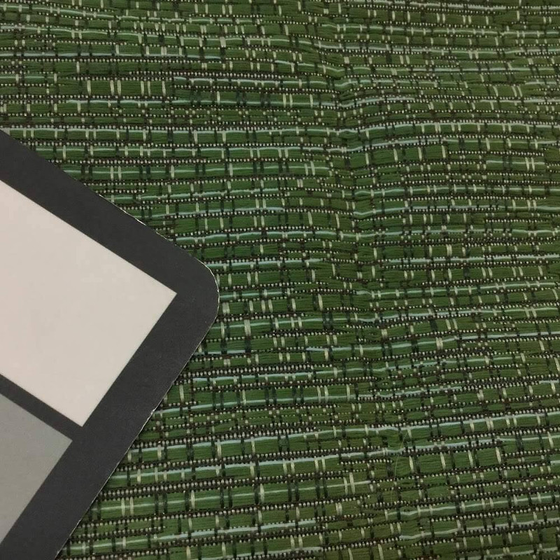 Green Subtle Striping | Upholstery Fabric | 54 Wide | By the Yard | Durable