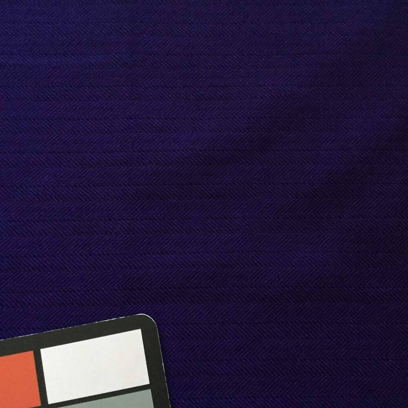 Violet Purple Herringbone Twill | Upholstery / Slipcover Fabric | 54 Wide | BTY