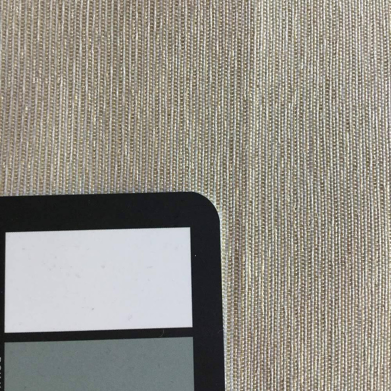 Beige with Gold | Stiff Upholstery Fabric | 53 Wide | By the Yard | Durable