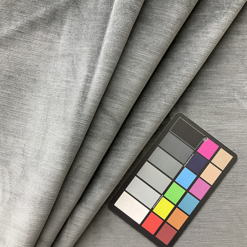 Iron Gray | Dunhill Velvet Upholstery Home Decor Fabric | 54 Wide | BTY | Soft