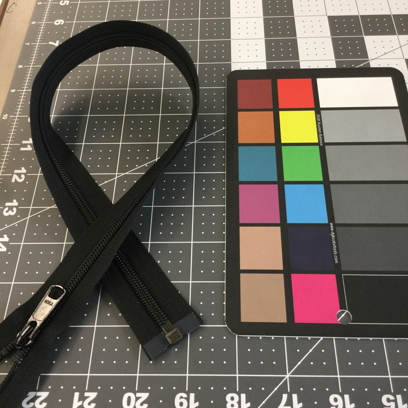 21.5" Separating Coil Zipper | Black | YKK Brand | Jackets