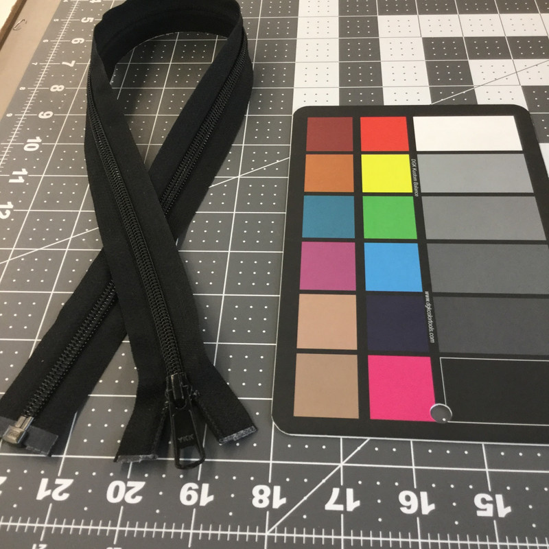 25" Separating Coil Zipper | Black | YKK Brand | Jacket Zipper