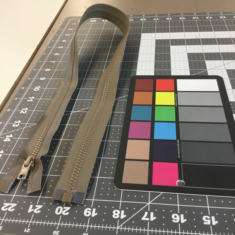 30.5" Separating Zipper | Tan | Molded Plastic | YKK Brand. | Jackets