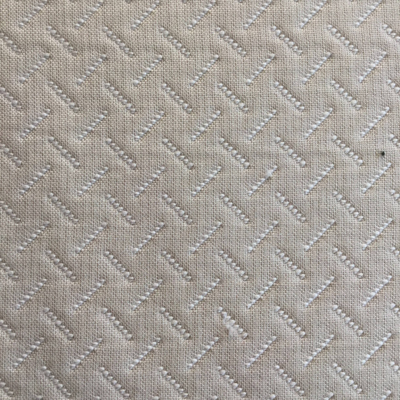 Geometric Off White | Sunbrella Fabric | Upholstery / Slipcovers | 54 Wide | BTY