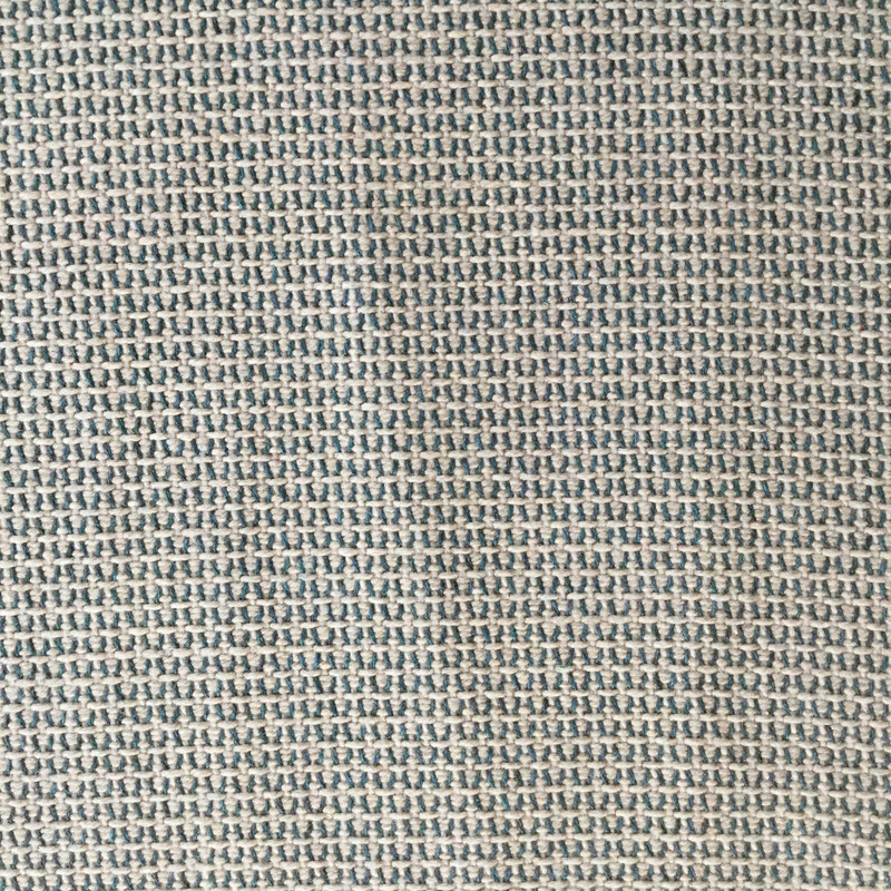 Blue / Beige Textured Woven Fabric | Heavy Duty Upholstery | 54 W | By the Yard