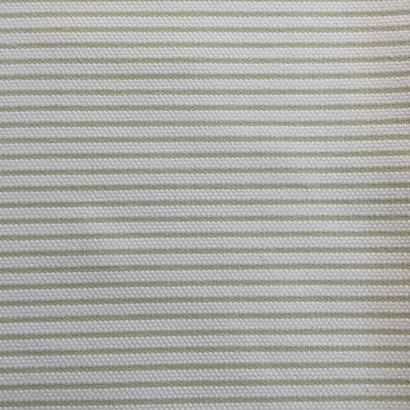 Duck Stripes in Spring Green | Slipcover / Drapery Fabric | 54 W | By the Yard