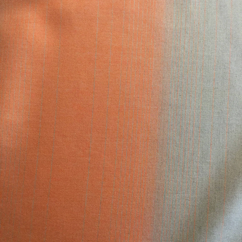 Ombre Stripes in Orange / Tan | Sunbrella Upholstery Fabric | 54 W | By the Yard