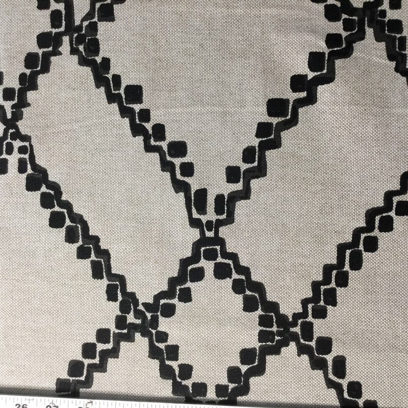Aztec Argyle in Black and Tan | Home Decor Fabric | Premier Prints | 54 Wide