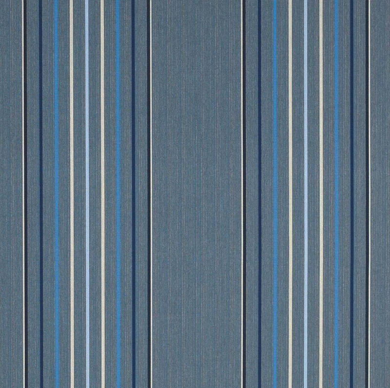 4895-0000 | Motive Denim Striped  Sunbrella | 46 Inch | Marine And Awning Fabric