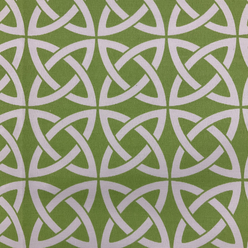 Lime Green / White Links | Indoor / Outdoor Fabric | 54”  Wide | By the Yard