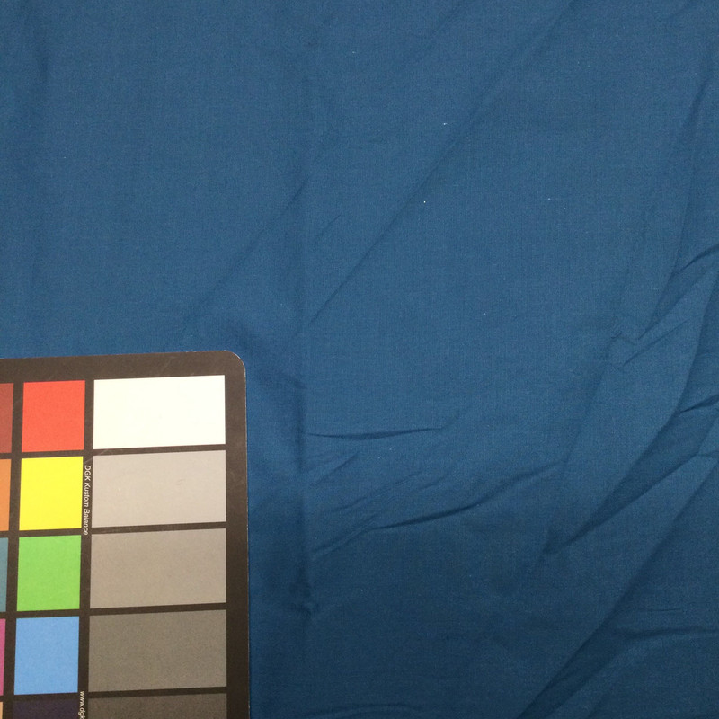 Medium Blue Poly Cotton Fabric Lightweight Woven Apparel Linings Drapes Fabric Warehouse