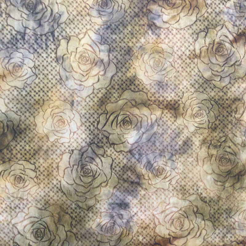 Brown Ombre Sparkle Velour Stretch Fabric | Poly Blend Knit | Apparel Leggings Dresses Loungewear Dancewear