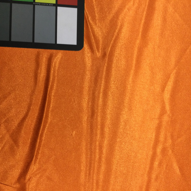 Bright Orange Poly Silky Solid Fabric | Polyester Apparel Fabric | Lightweight | 60" Wide | By the Yard