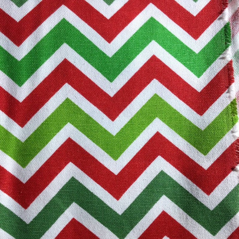 Holiday Chevron Red / Green / White | Home Decor Fabric | Premier Prints | 54 Wide | By the Yard