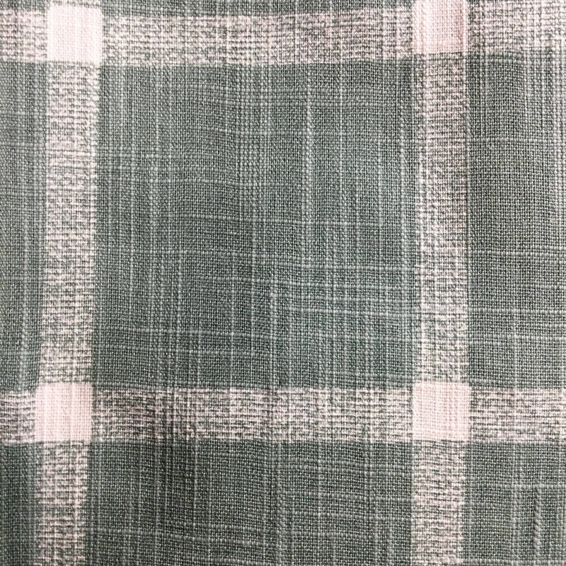Windowpane Plaid Sage Green / Off White | Home Decor Fabric | Premier Prints | 54 Wide | By the Yard