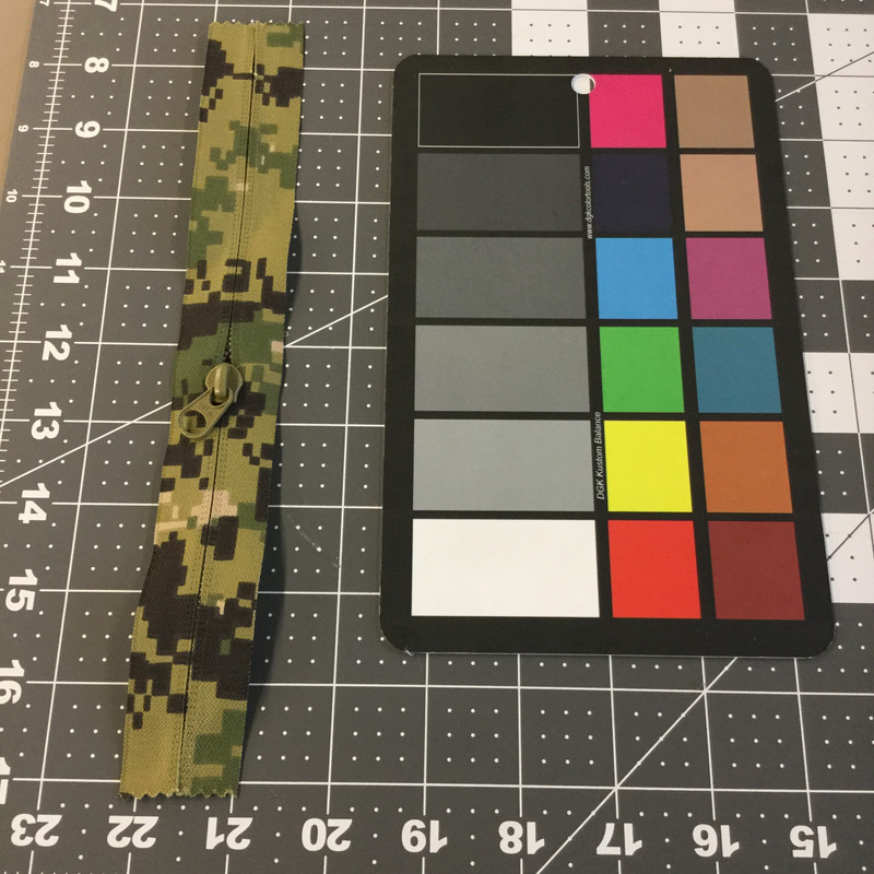 8.25" Coil Zipper | Digital Green Camouflage | Bags / Pockets