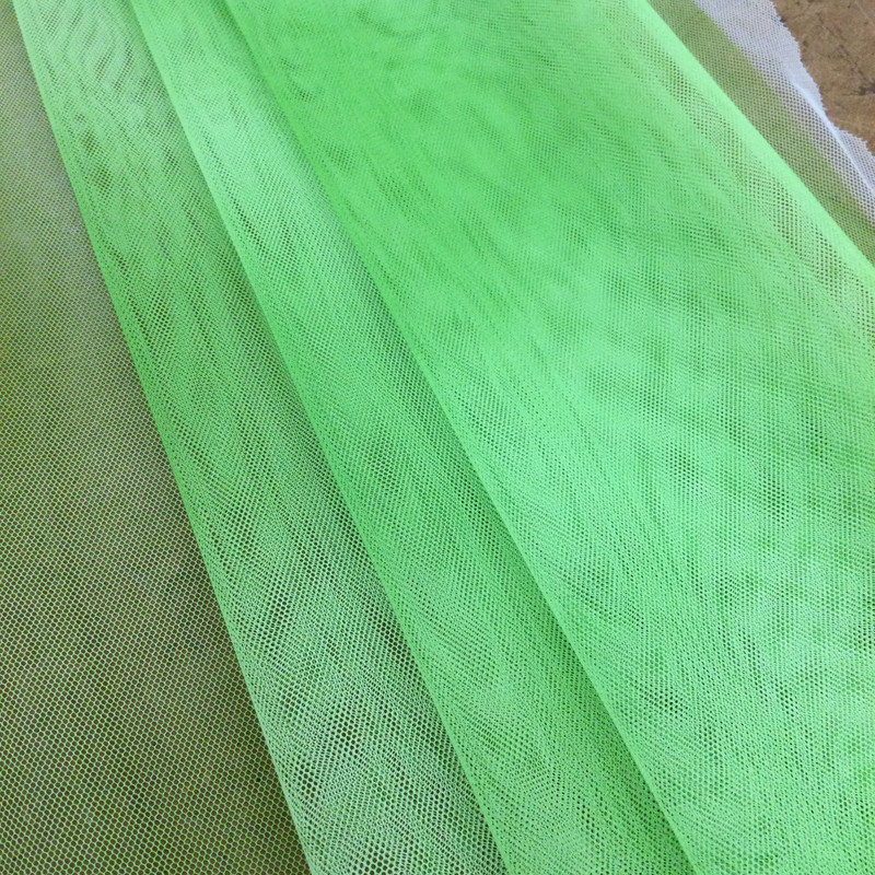 Lime Green/White Blotch Pattern Novelty mesh | Tulle | Crafts | Costumes | 45 Inch Wide |  Fabric By The Yard