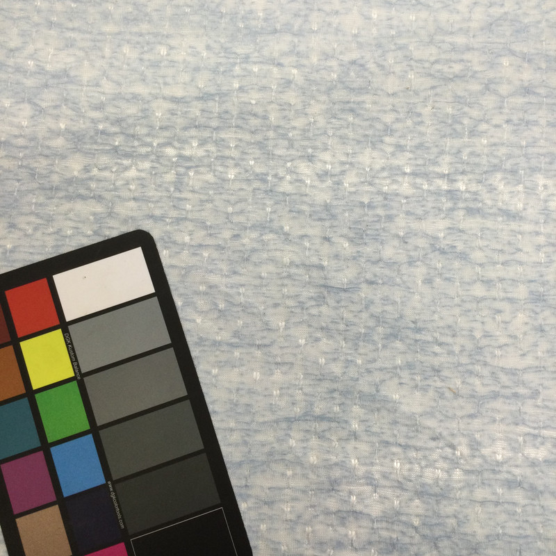 Light Baby Blue Pointelle Knit Fabric | Textured  2 Way Stretch Stitch | Clothing and Apparel | 45 Inch Wide | By The Yard