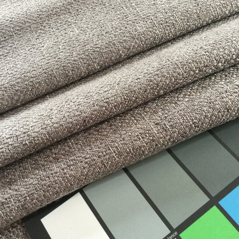 Silvery Gray Rustic Weave | Press Zinc by Regal | Upholstery / Slipcover Fabric | 54" Wide | By the Yard