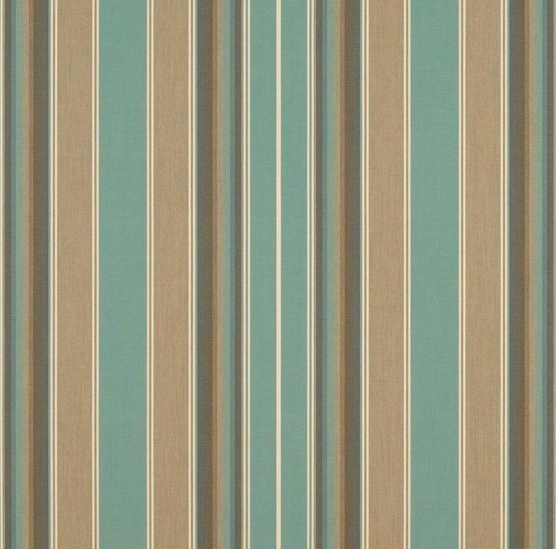 Sunbrella 4868-0000 Kiawah Spa | 46 Inch wide | AWNING AND MARINE Fabric | Shade / Outdoor Covers | By the Yard | STRIPED