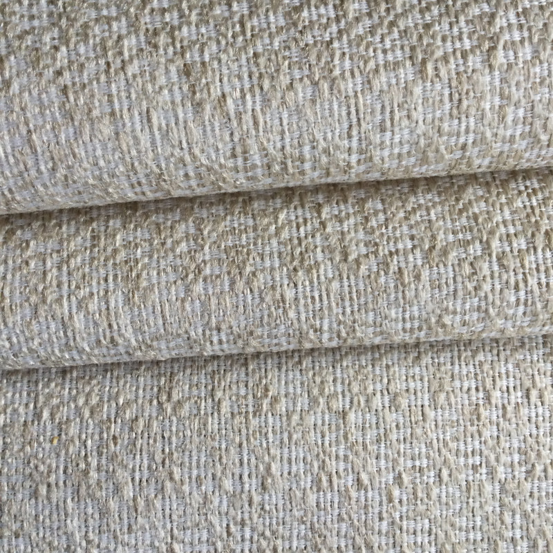 Off White Textured Weave | Kirkpatrick in Cream by Richloom | Heavy Upholstery Fabric | 54" Wide | By the Yard