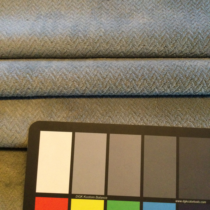 Seafoam Green Herringbone Texture Plush Chenille Upholstery Fabric | Furniture | Cushions | By The Yard | 54 Inch Wide