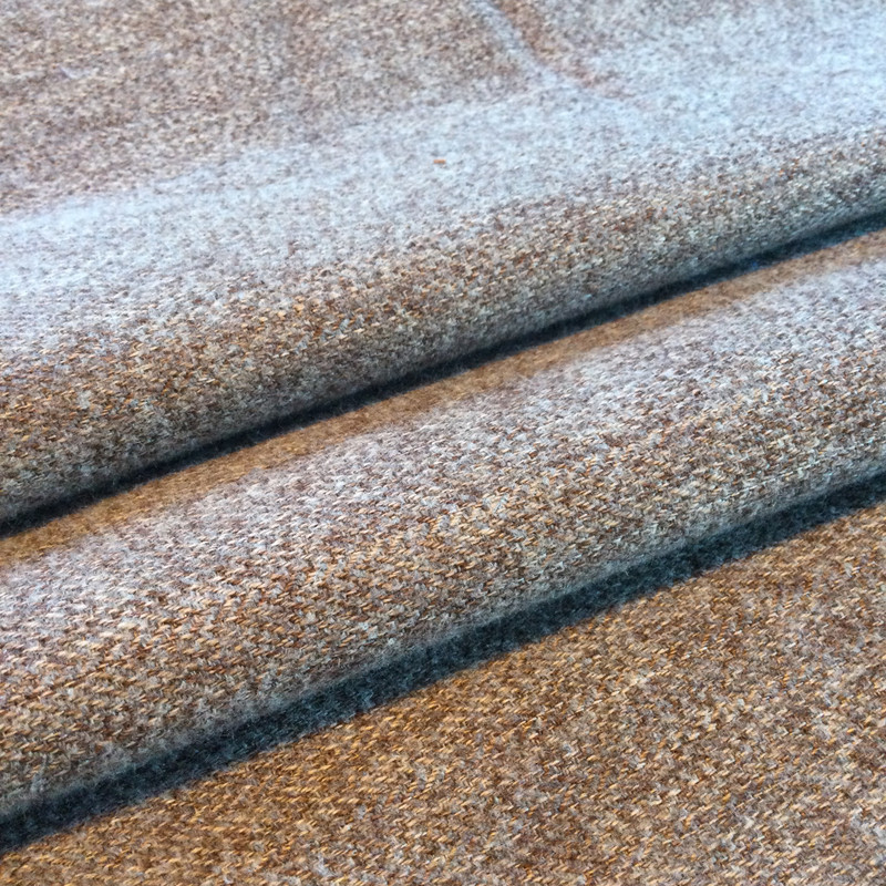 Heathered Brown Soft Brushed Texture | Lightweight Upholstery / Slipcover Fabric | 54" Wide | By the Yard