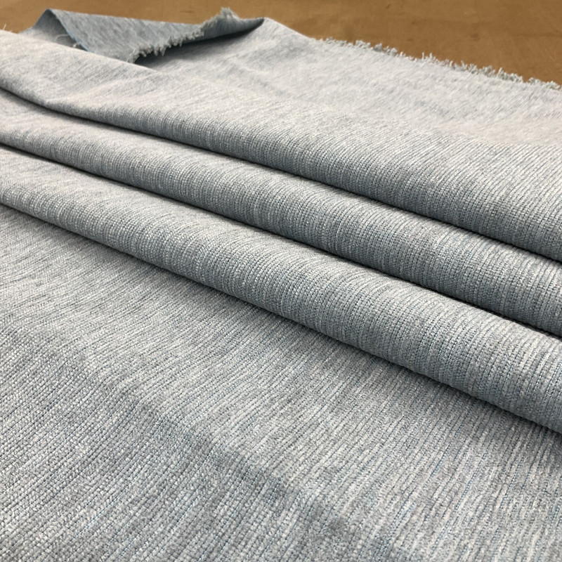 Spa Blue Brushed Chenille | Upholstery Fabric | 54" Wide | Heavy Weight | By the Yard