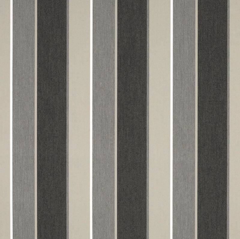 Sunbrella 4888-0000 Clinton Granite - | 46 Inch wide | AWNING AND MARINE Fabric | Shade / Outdoor Covers | By the Yard | STRIPED