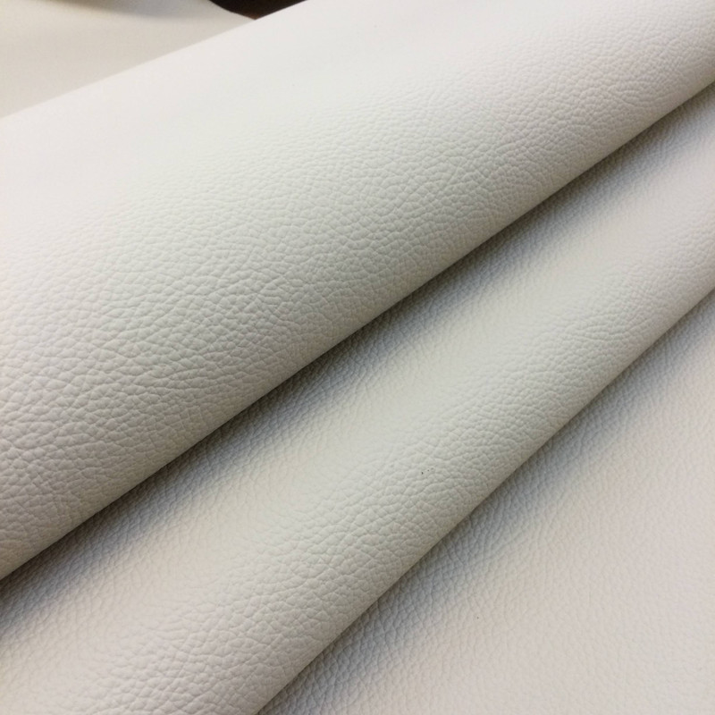 Beige Faux Leather Vinyl Automotive Headliner Fabric | Felt-Backed | Mercedes | 1/4" Thick | 54" Wide | Bag Stabilizer / Sew Foam | By the Yard