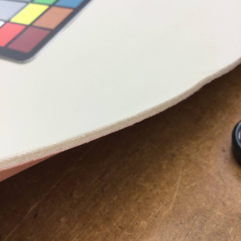 Light Grey Faux Leather Vinyl | Automotive Headliner Fabric | Foam-Backed | 1/8" Thick | 54" Wide | Bag Stabilizer / Sew Foam | By the Yard