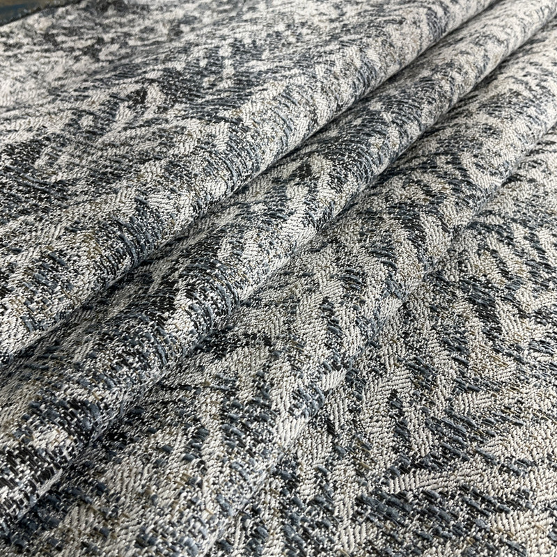 Kipling in Bluestone | Abstract Weave in Blue / Grey / Beige | Upholstery Fabric | Regal Fabrics Brand | 54" Wide | By the Yard