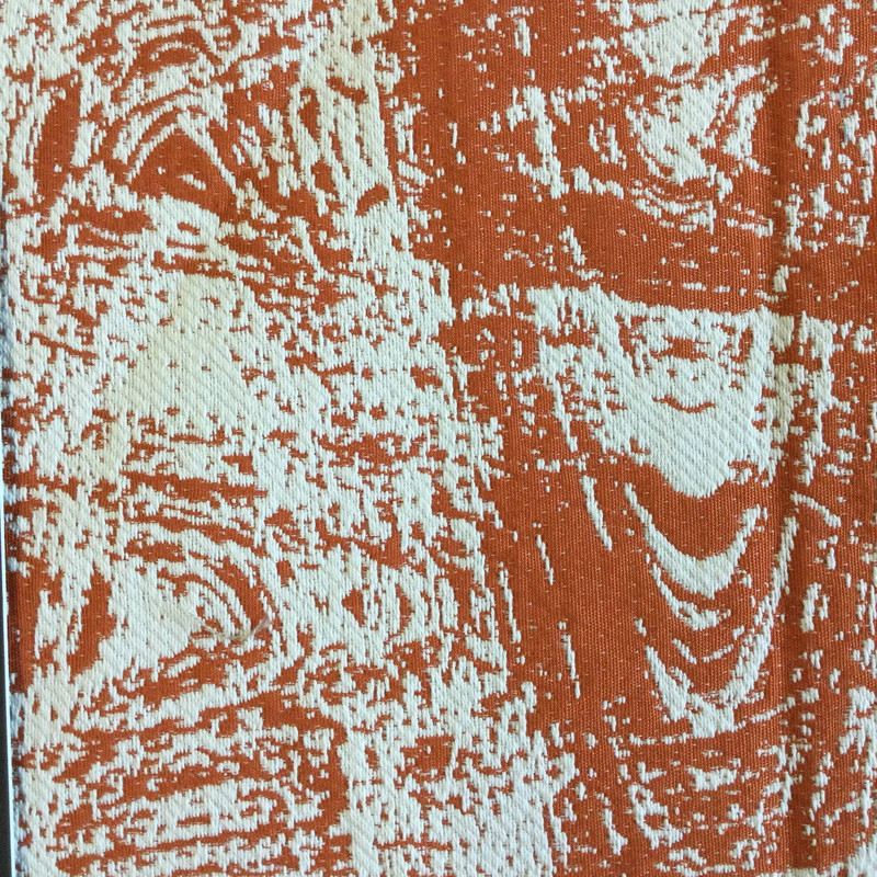 Swerve in color Mango | Orange Abstract | Upholstery Fabric | Regal Fabrics Brand | 54" Wide | By the Yard