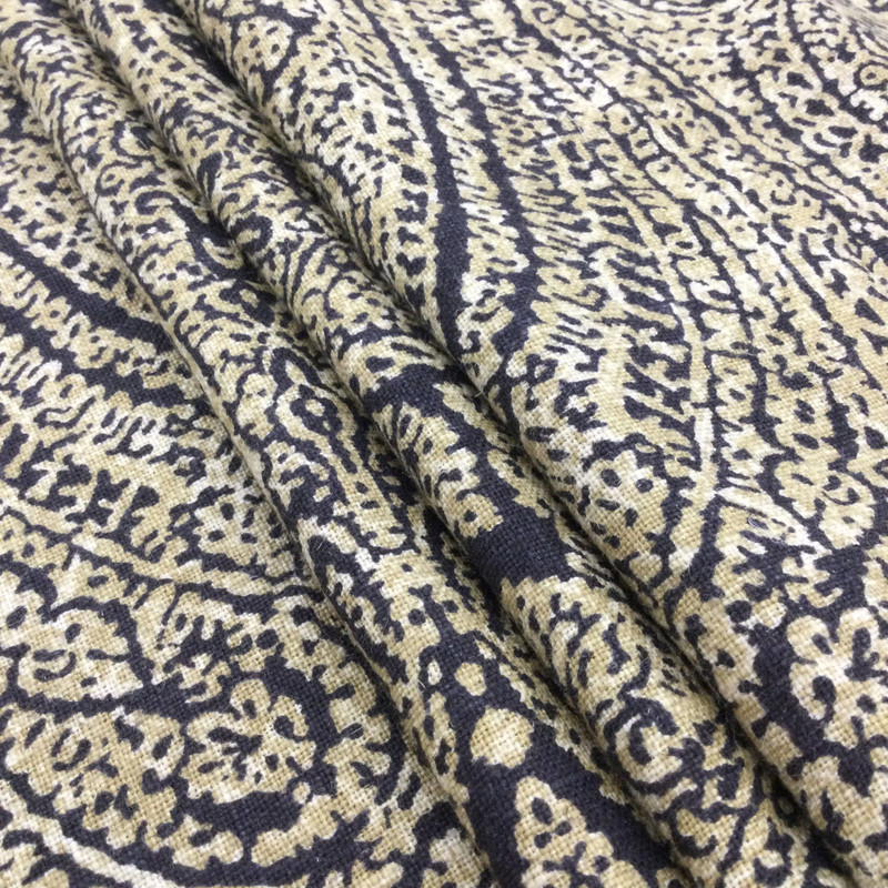 Molokai in Coal | Damask in Brown and Black | Upholstery / Drapery Fabric | P/K Lifestyles | 54" Wide | By the Yard