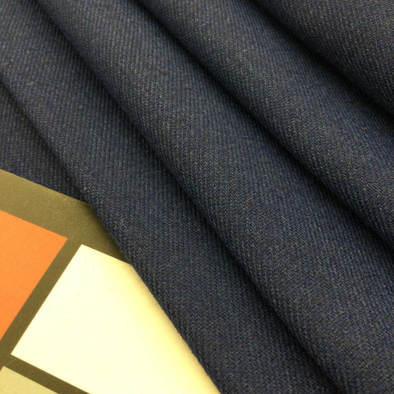 Dark Heathered Blue | Cotton Twill Fabric | Apparel / Slipcovers / Bedding | 54" Wide | By the Yard