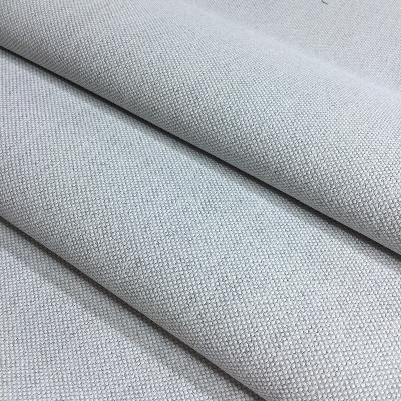 6 Yard Piece of Gray / White | Indoor / Outdoor Fabric | Upholstery / Drapery | 54 Wide | By the Yard