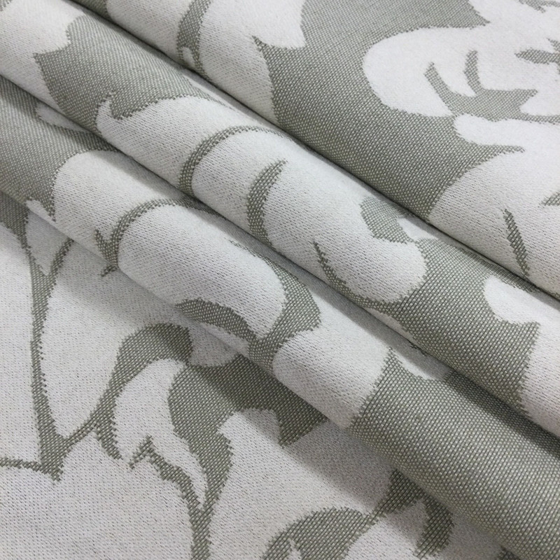 Light Olive Green Elegant Damask | Upholstery / Drapery Fabric | 54" Wide | By the Yard