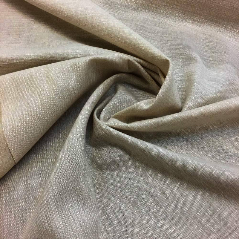 3 Yard Piece of Off White Basket Weave Upholstery Fabric | 54"W | By The Yard | Drapery Weight