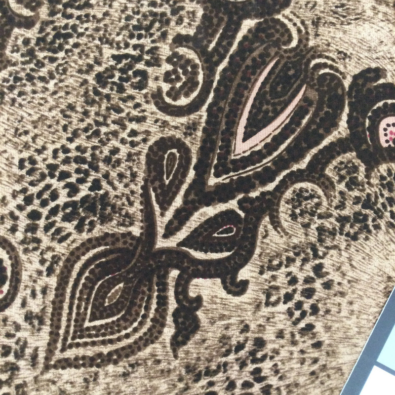 Brown, Tan and Pink Leopard Spade Sheer Mesh Knit Fabric | Clothing and Apparel | 45 inch Wide | By The yard