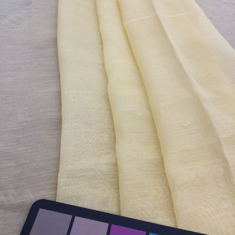Golden Yellow Sheer Voile Drapery Fabric | Lightweight polyester ...