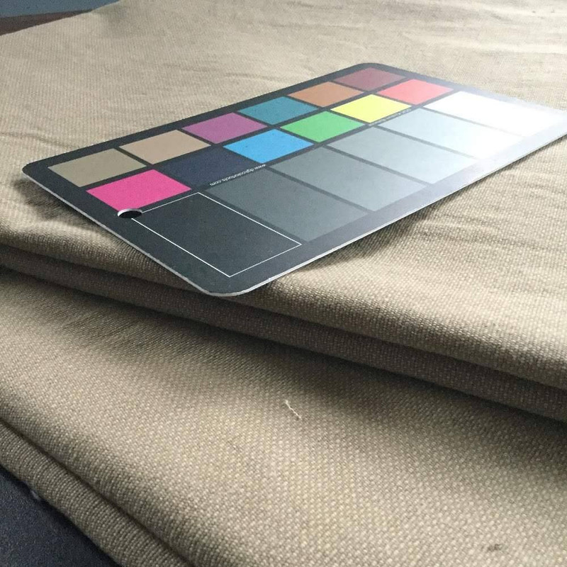 3.25 Yard Piece of Khaki Brown Canvas Like Upholstery Fabric | 54 Wide | By the Yard | Durable