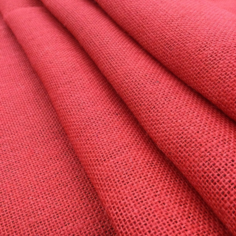 Paprika Red Jute Fabric | Decorative Burlap |  Party Decor / Crafts | 58" Wide | By the Yard