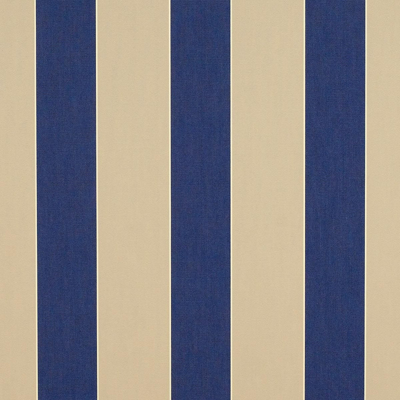 Sunbrella Mediterranean/Canvas Block Stripe 4921-0000 | 46 Inch Awning & Marine Fabric | By the Yard