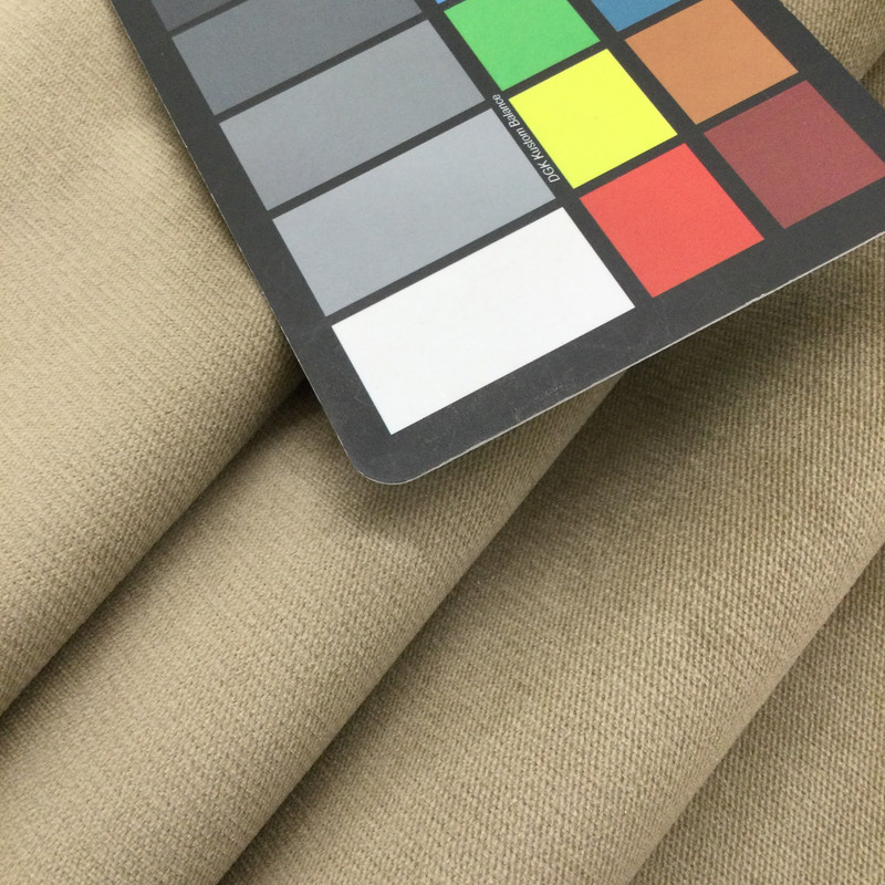 Melon in Mushroom | Solid Light Brown | Low Pile Velvet Fabric | Heavy Upholstery | 54" Wide | By the Yard