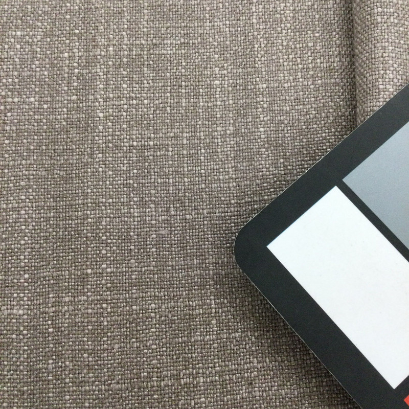 Dilly in Heather | Two-Toned Taupe Brown | Linen-like Woven Fabric | Lightweight Upholstery | Slipcovers / Drapery | 54" Wide | By the Yard