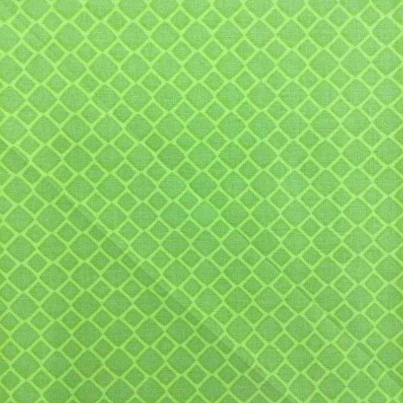 Diamond Grid  Two Toned Green | Blender | Quilting Fabric | 100% Cotton | 44 wide | By the Yard 3577