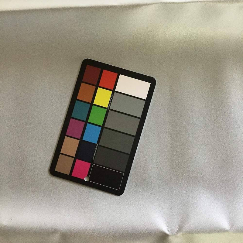 2.3 Yard Piece of Powder Blue Faux Leather Vinyl | Upholstery Fabric | 56 Wide | By the Yard