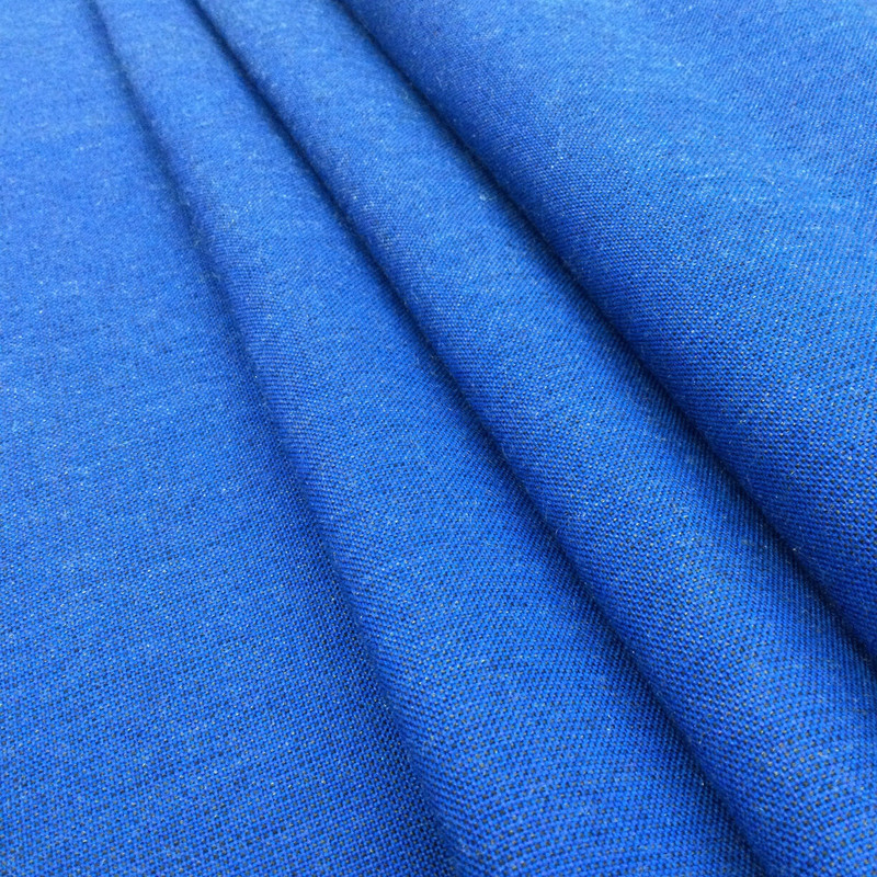 Heathered Royal Blue | Indoor / Outdoor Furniture Weight Fabric | Sunbrella-like | 54" Wide | By the Yard