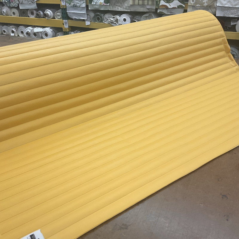 Seaquest Roll N Pleat | Sunflower Yellow | PSQ-114 | PLEATED MARINE VINYL Fabric | SUN + SALT PROOF | 54 wide | By the Yard